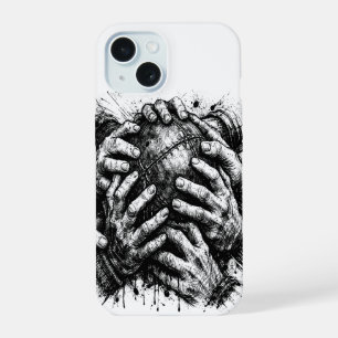 Orkney Dark Art Ink Illustration – Grasping Hands iPhone 15 Case
