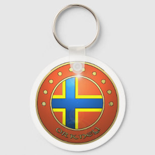 Orkney Flag Key Ring