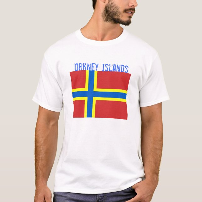 Orkney Islands Flag T-shirt (Front)