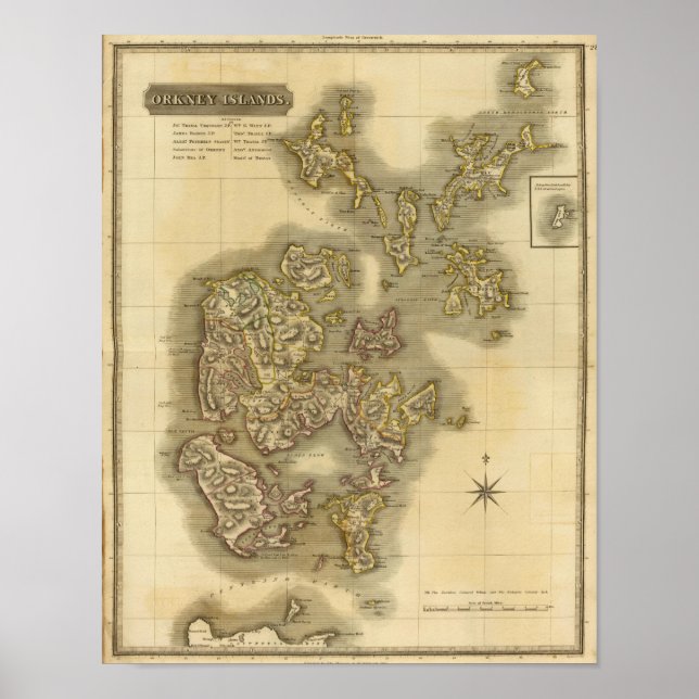 Orkney Islands Poster (Front)