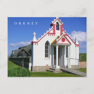 Orkney Italian Chapel view postcard