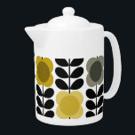 Orla Kiely Cheerful Spot Flowers Stem, Yellow Grey<br><div class="desc">This pattern would bring such a happy and retro touch to your home goodies! Imagine your kitchen and dining ware all decked out with these cheerful, stylised flowers popping up from those classic Orla Kiely stems. The flowers in shades of warm yellow, earthy olive green, and grey would add a...</div>