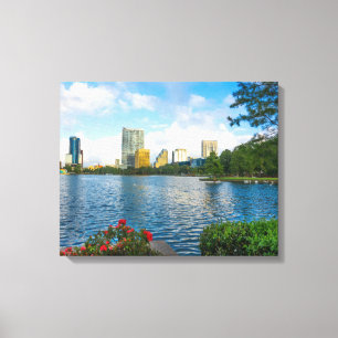 Orland Florida Lake Eola Canvas Print