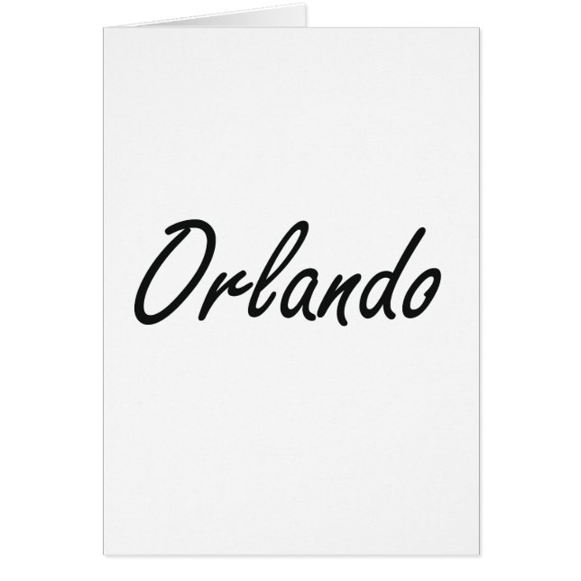 Orlando Artistic Name Design (Front)