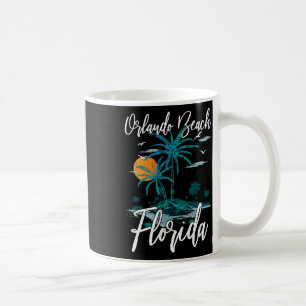 Orlando Beach Florida Family Vacation Palm Tree Su Coffee Mug