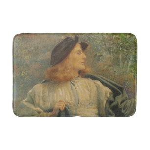 Orlando (Beautiful Young Man) (by E.R. Hughes) Bath Mat