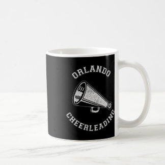 Orlando Cheer Distressed Retro 90's Cheerleader Coffee Mug