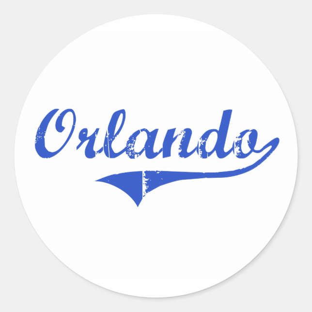 Orlando City Classic Round Sticker (Front)