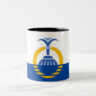 Orlando city flag Two-Tone coffee mug