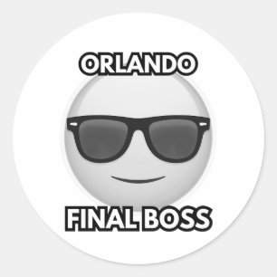 Orlando Final Boss Cool Emoji Sticker