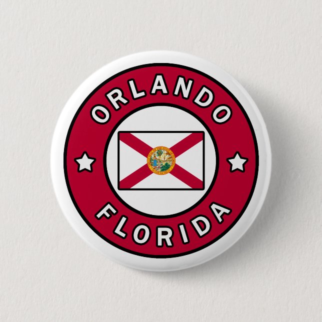 Orlando Florida 6 Cm Round Badge (Front)