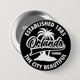 Orlando,Florida 7.5 Cm Round Badge