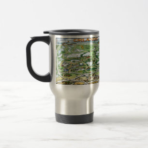 Orlando Florida Cartoon Map Travel Mug