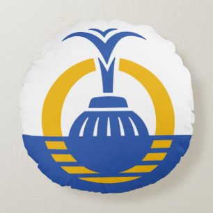 Orlando (Florida) City flag Round Pillow