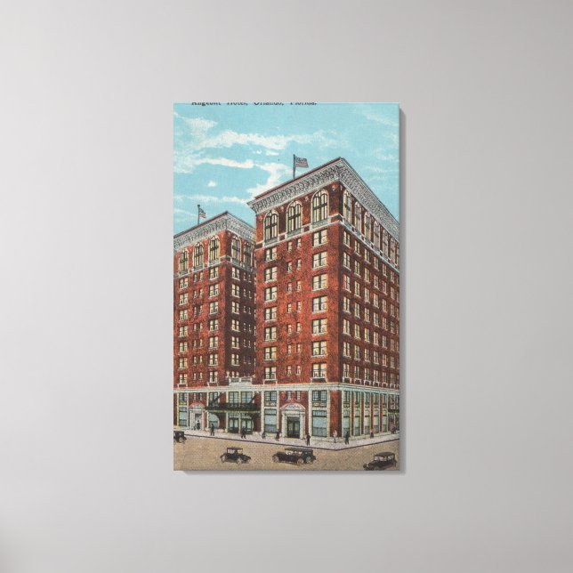 Orlando, Florida - Exterior View of Angebilt Canvas Print (Front)