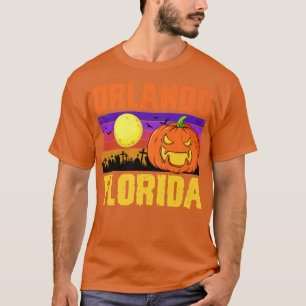 Orlando Florida Happy Halloween Party Local City P T-Shirt