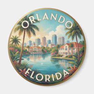 Orlando Florida Lake City Travel  Magnet