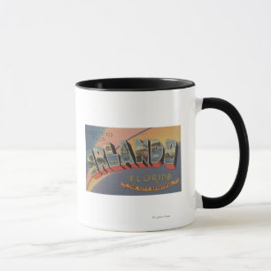 Orlando, Florida - Large Letter Scenes 2 Mug