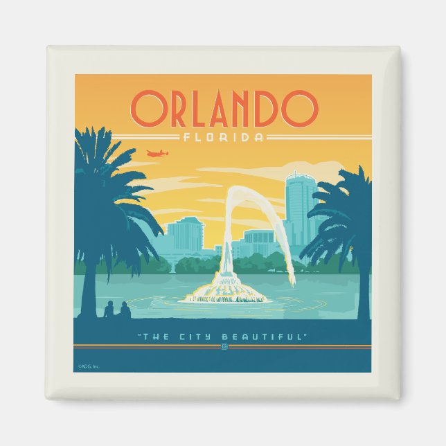 Orlando Florida Magnet (Front)