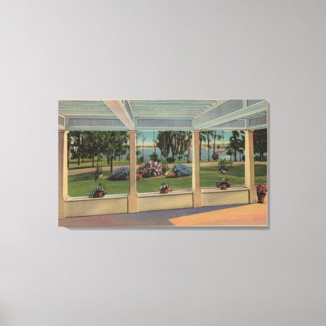 Orlando, Florida - Outdoor View of Florida Canvas Print (Front)