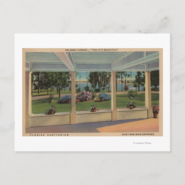 Orlando, Florida - Outdoor View of Florida Postcard (Front)