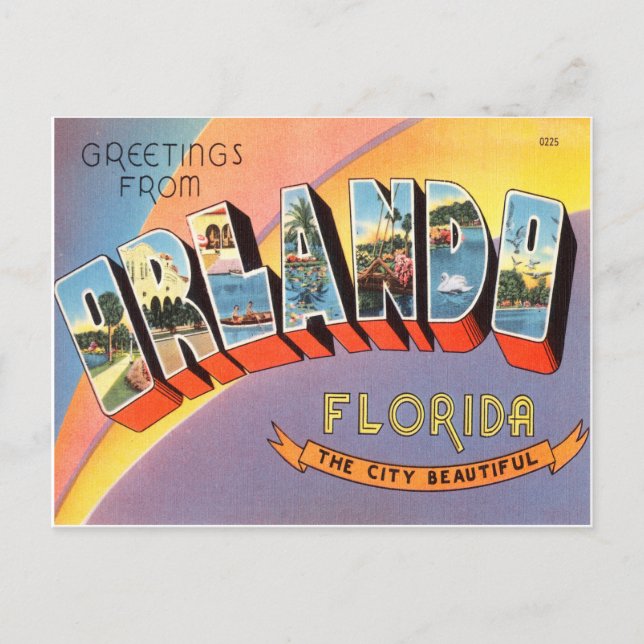 Orlando Florida Postcard (Front)