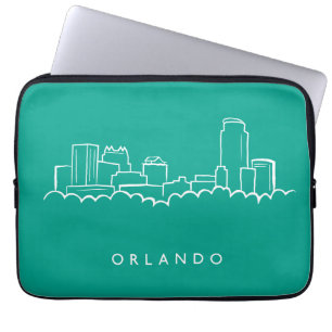 Orlando Florida Skyline Laptop Sleeve