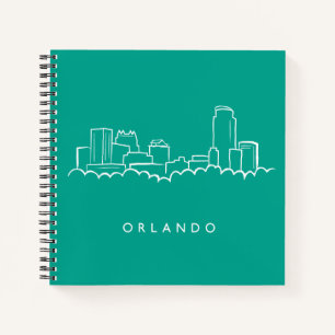 Orlando Florida Skyline Notebook