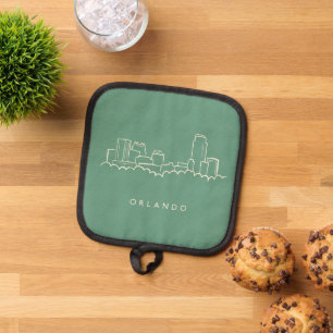 Orlando Florida Skyline Pot Holder