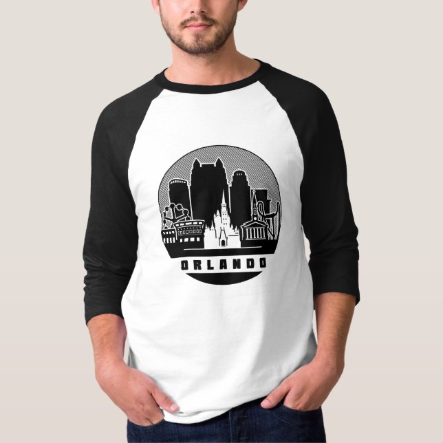 Orlando Florida Skyline T-Shirt (Front)