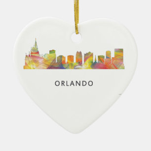 ORLANDO, FLORIDA SKYLINE WB1 - CERAMIC TREE DECORATION