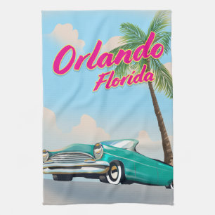 Orlando Florida Tea Towel