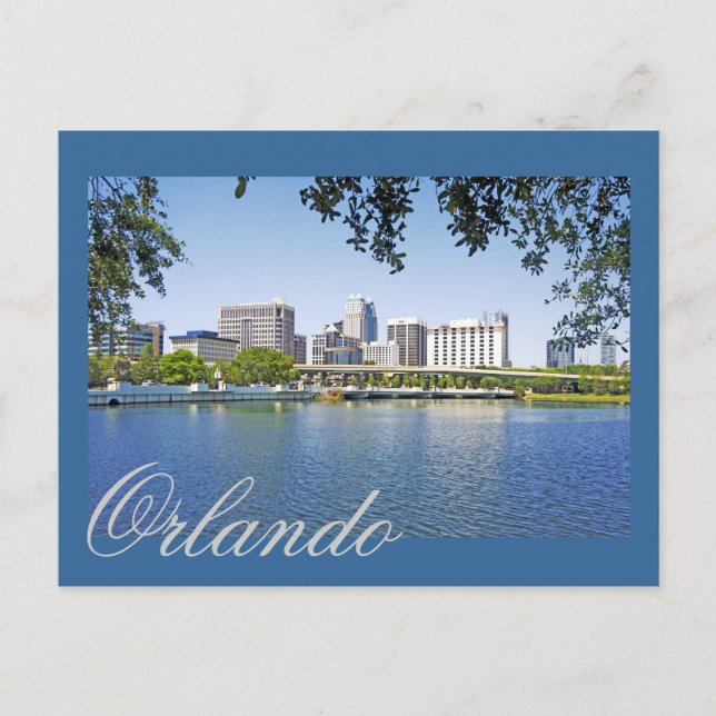 Orlando, Florida viewed from Lake Lucernee Postcard (Front)