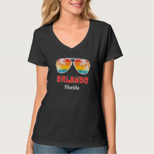 Orlando Florida Vintage 70s Retro Throwback Sungla T-Shirt