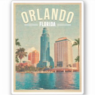 Orlando Florida Vintage High buildings Palm 1960s