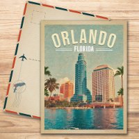 Orlando Florida Vintage High buildings Palm 1960s