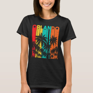 Orlando Florida Vintage Retro Tropical Summer Men T-Shirt
