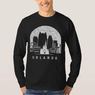 Orlando Florida Vintage Skyline T-Shirt