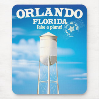 Orlando, Florida Water Tower travel print. Mouse Mat