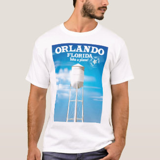Orlando, Florida Water Tower travel print. T-Shirt
