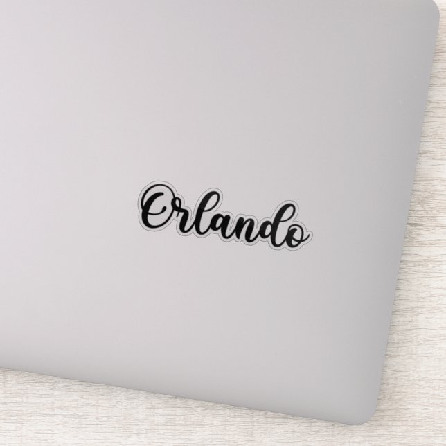 Orlando Name - Handwritten Calligraphy (Detail)