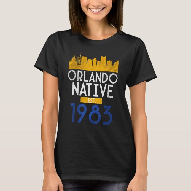 Orlando Native Est. 1983 1 T-Shirt (Front)