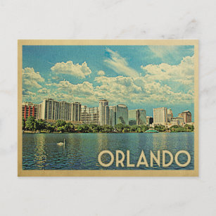 Orlando Postcard Florida Vintage Travel