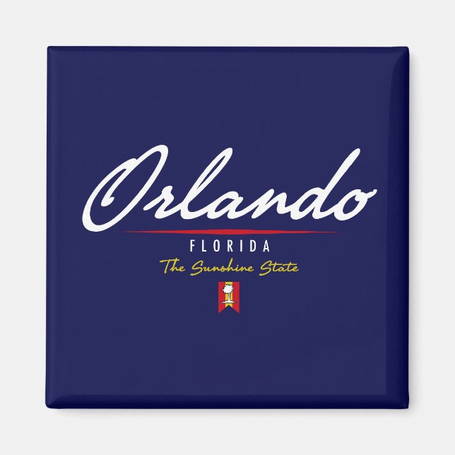 Orlando Script Magnet (Front)