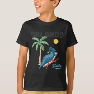 Orlando Shirts Kids Florida Dinosaur T-rex Family 