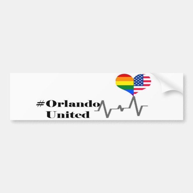 Orlando United Bumper Sticker (Front)