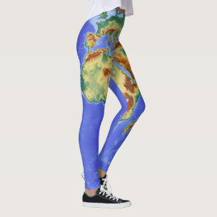 orld Map Leggins School Time Leggings