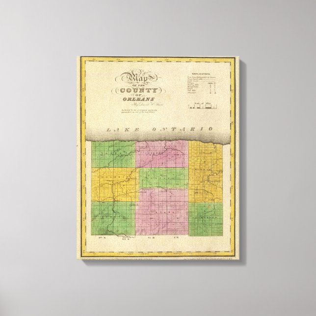Orleans County Canvas Print (Front)
