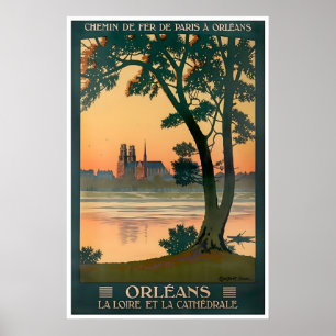 Orleans France Art French Travel Poster Orleans
