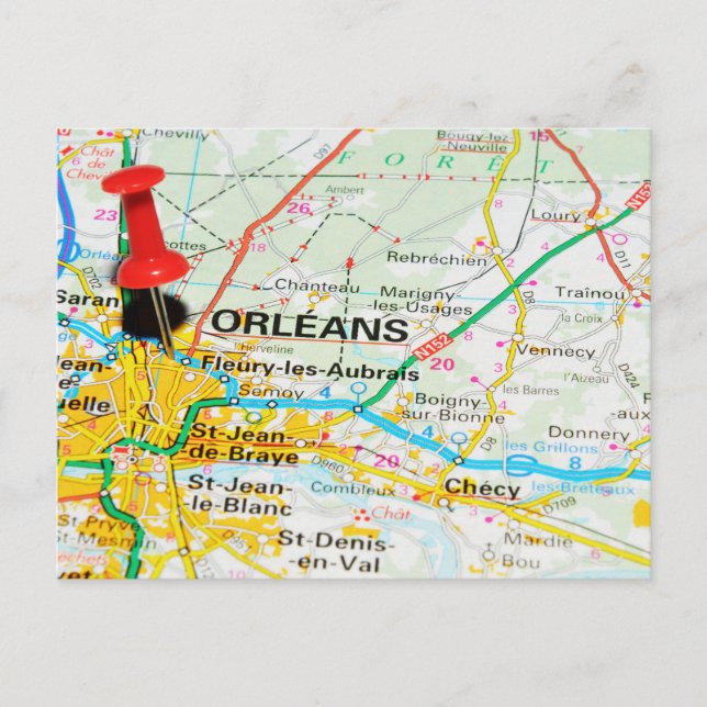 Orleans, France Postcard (Front)